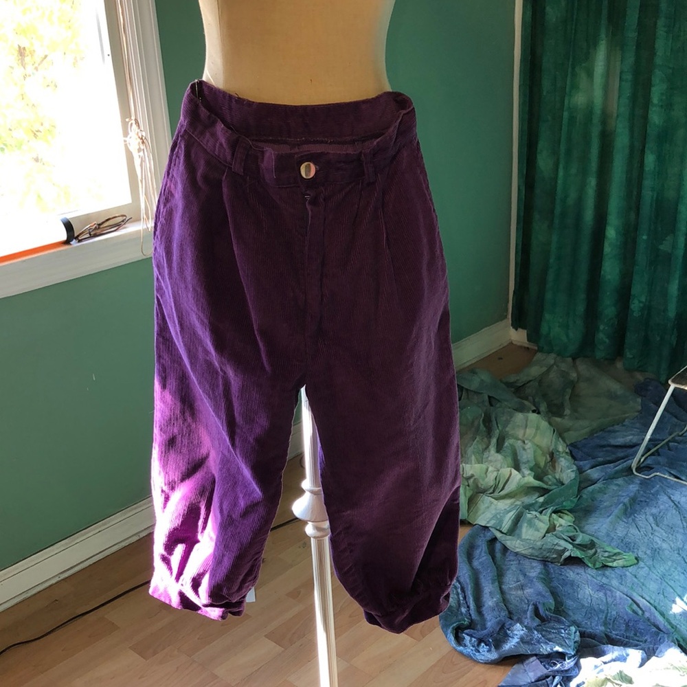 Vintage 1980’s Ourelli Purple Corduroy Knickers